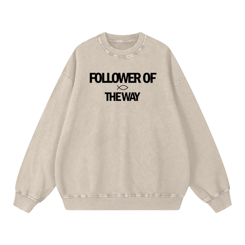 Follower of the Way | Oversized Sweatshirt